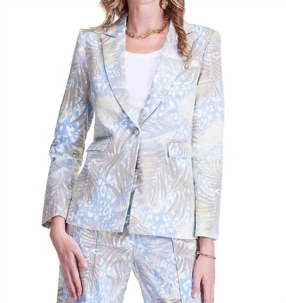NEW JADE MELODY TAM brietta button down blazer in desert palm
